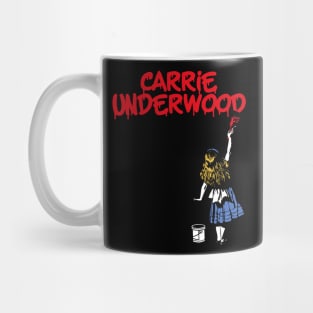 carrie underwood red paint Mug